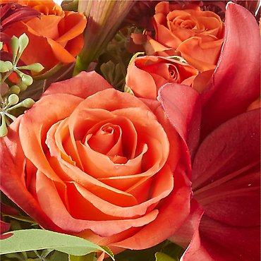 Crimson Leaves Bouquet
